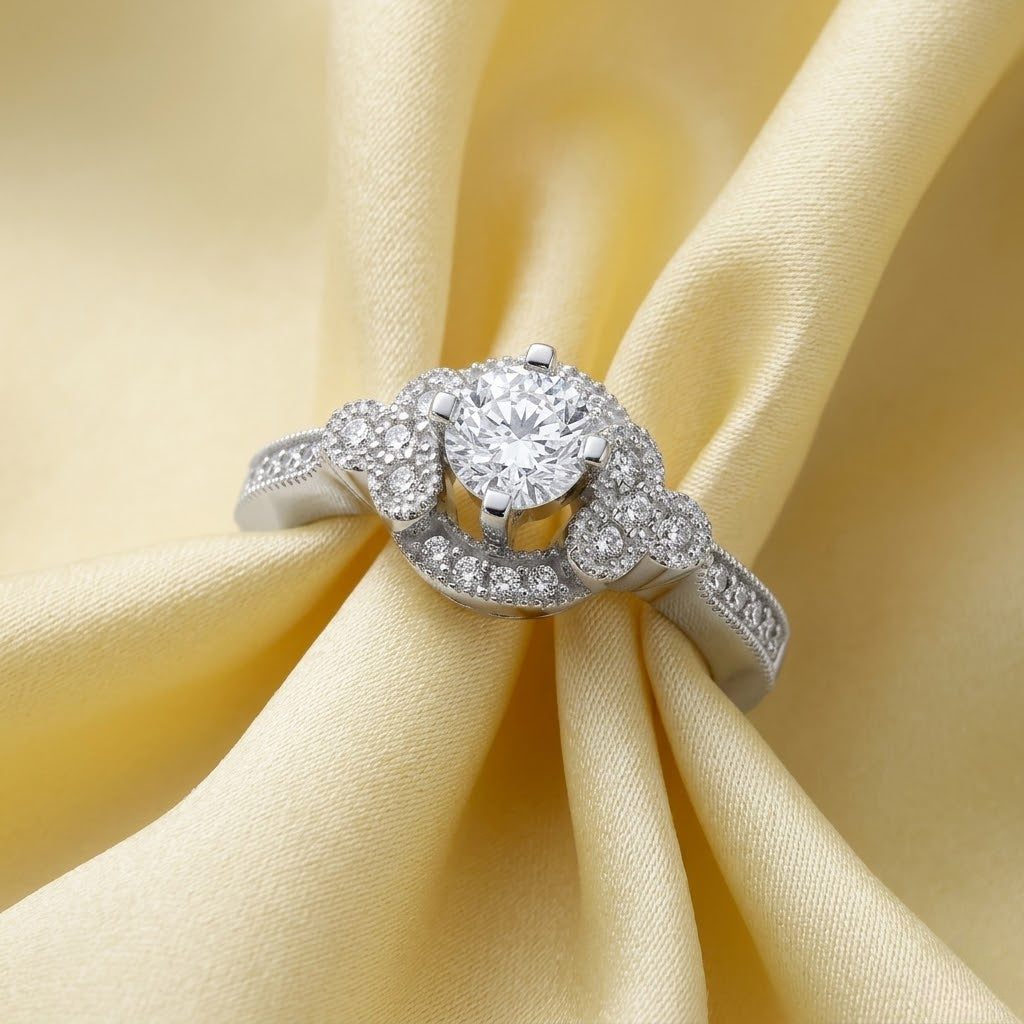 Seraphina Three-Stone Engagement Ring