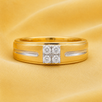 Auric Line Diamond Ring