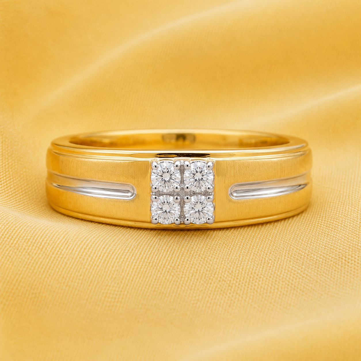 Auric Line Diamond Ring