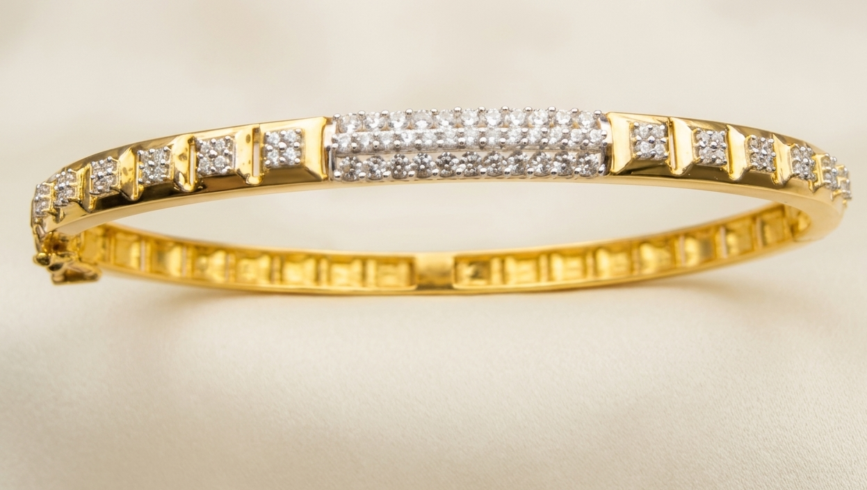 Diamond Studded Bangles
