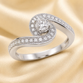Celeste Infinity Diamond Engagement Ring