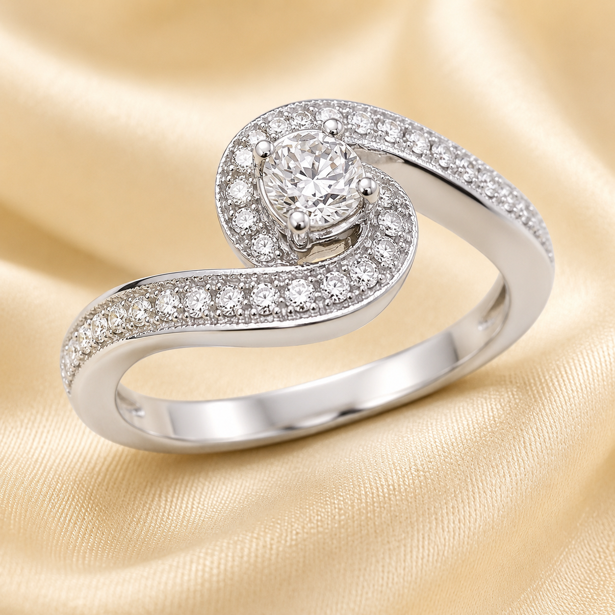Celeste Infinity Diamond Engagement Ring
