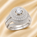 Imperia Double Halo Diamond Ring