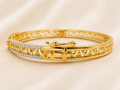Golden Vine Diamond Lightweight Bangle