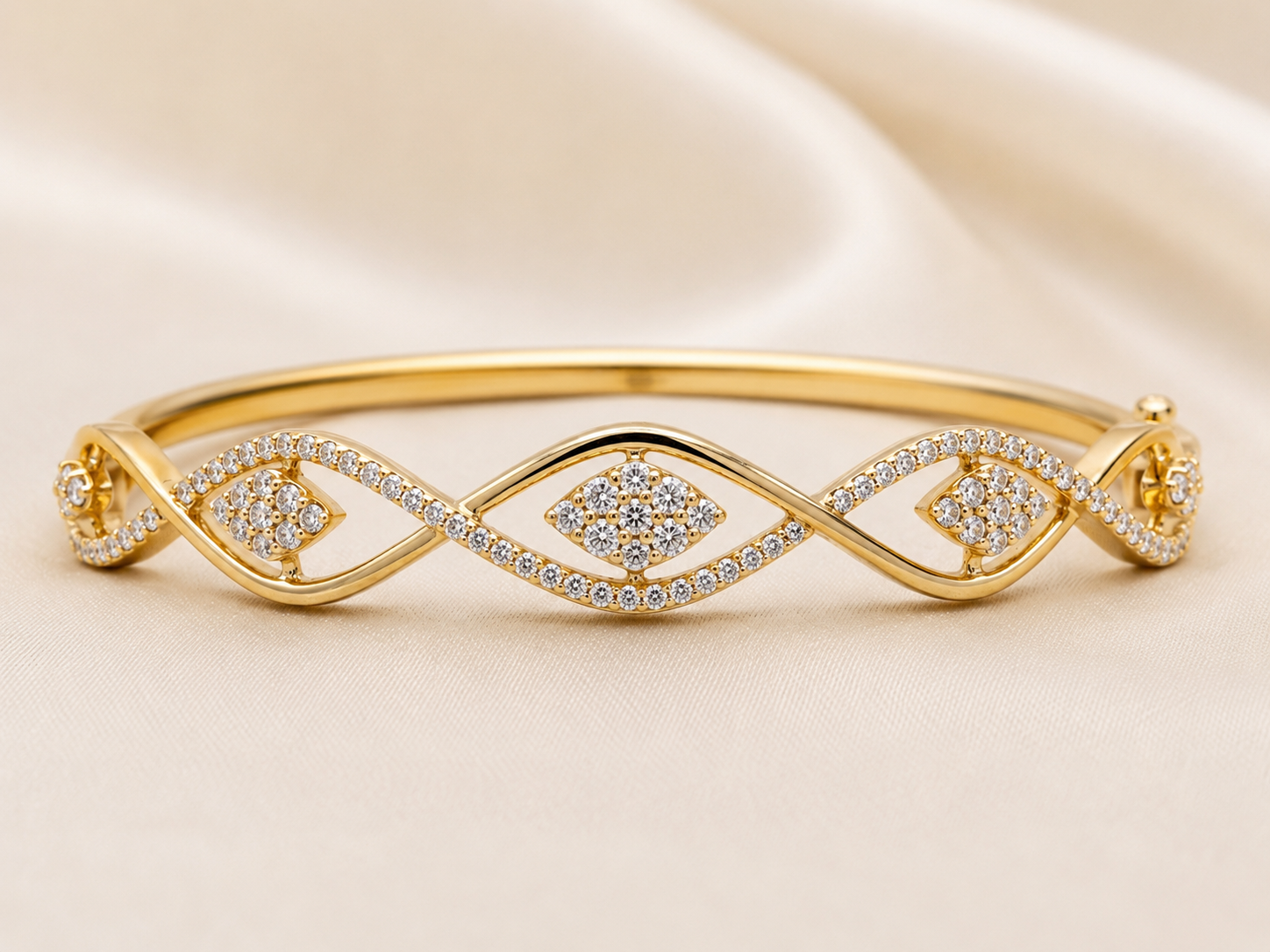 Infinity Spark Diamond Lightweight Bangle