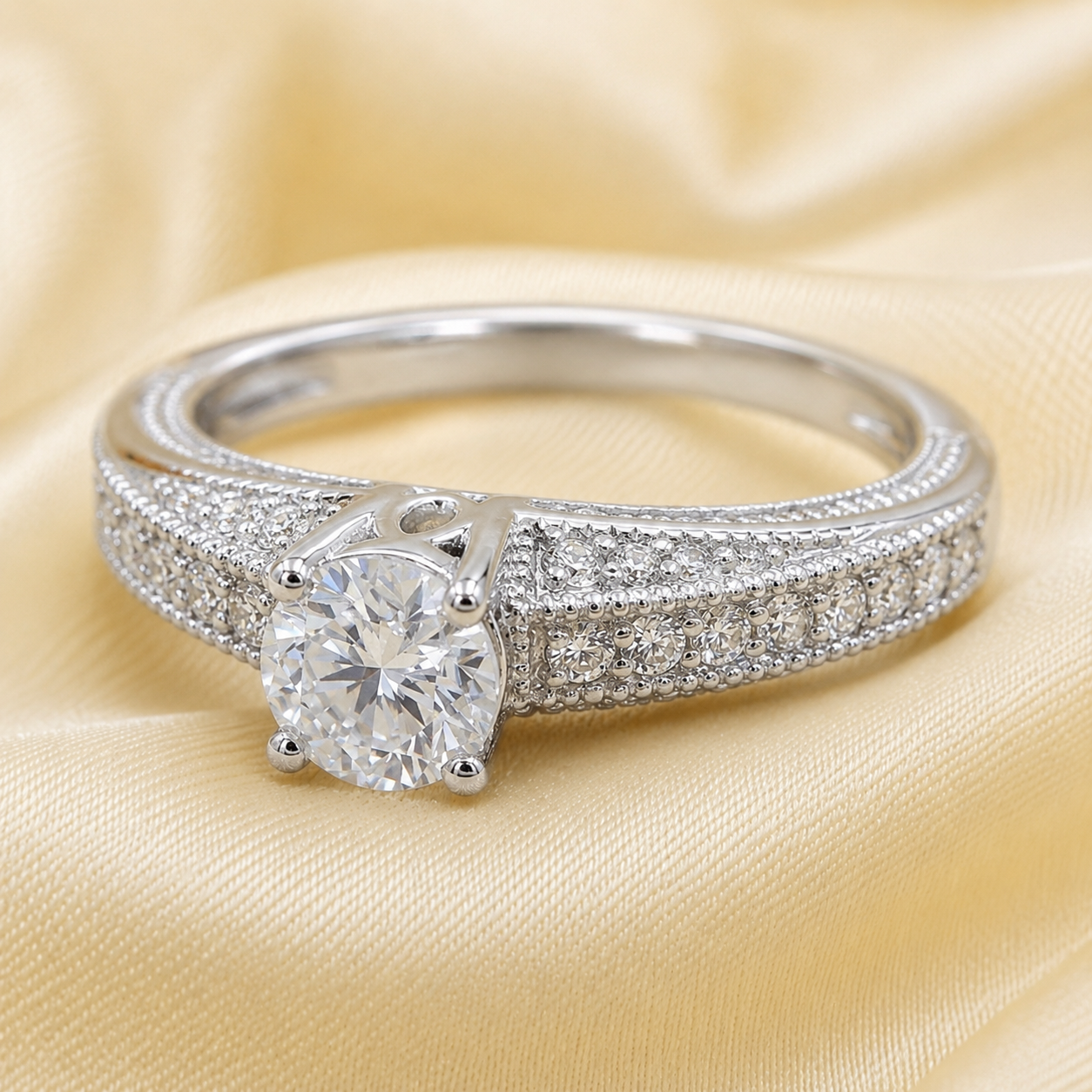 Classic Luxe Diamond Engagement Ring