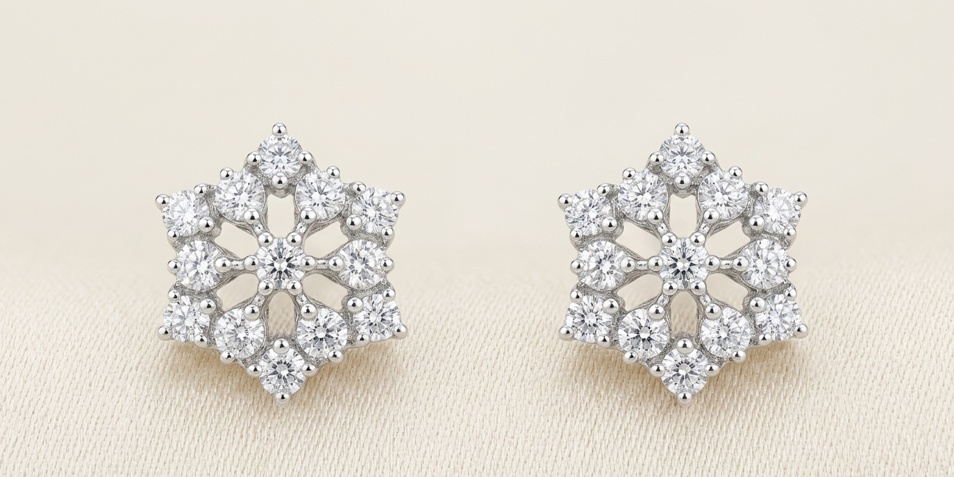 Ice Flake Earrings