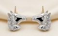 Unicorn Silver Earrings.