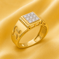 Golden Monarch Diamond Ring