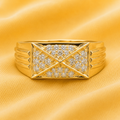 Imperial Cross Diamond Ring