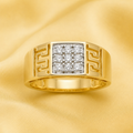 Imperial Greek Diamond Ring