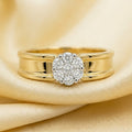 Round Rosette Illusion-Set Diamond Ring