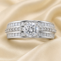 Royal Trinity Diamond Engagement Ring