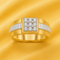 Royal Grid Diamond Ring