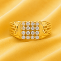 Royal Honeycomb Diamond Ring